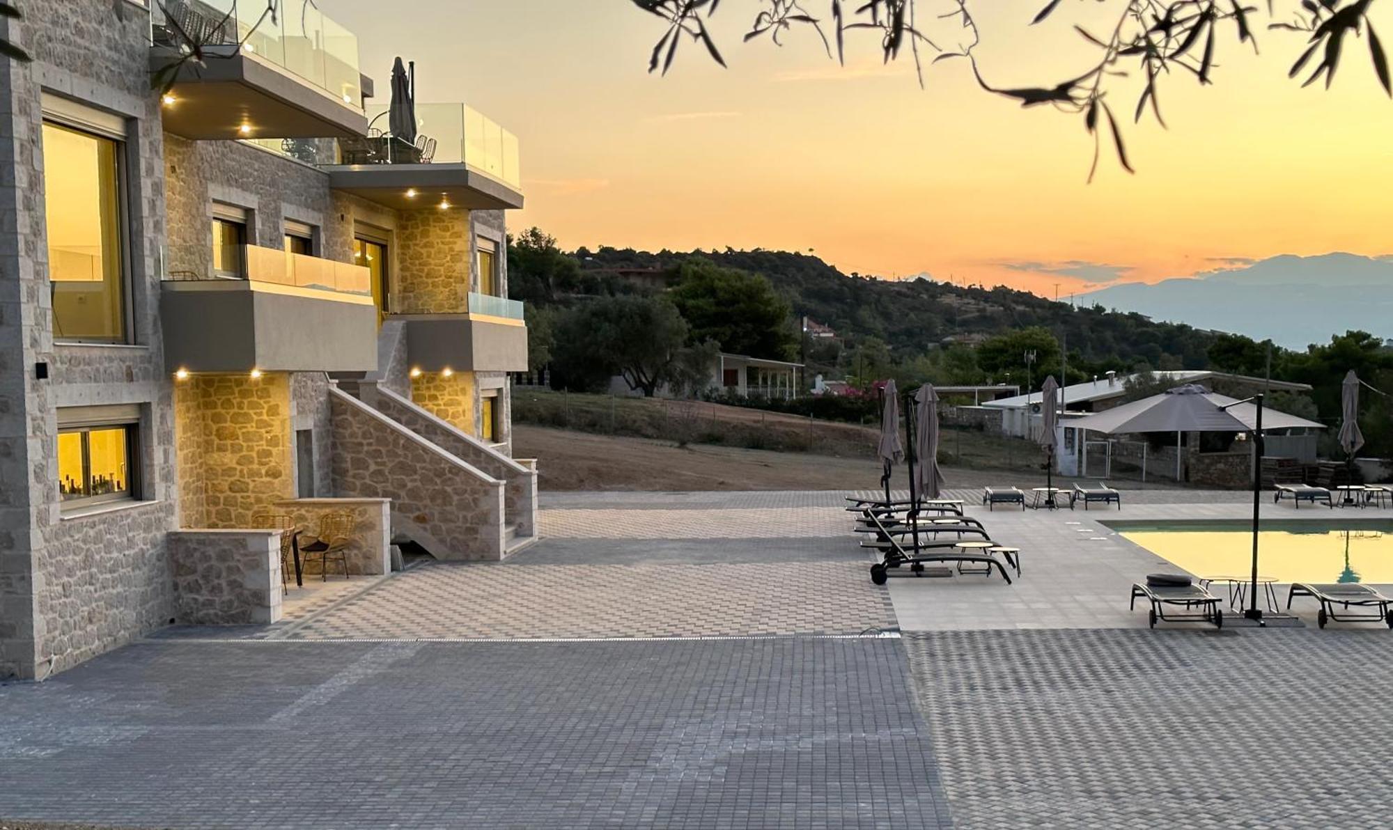 Topos Luxury Stay Heraion Loutraki  Eksteriør bilde